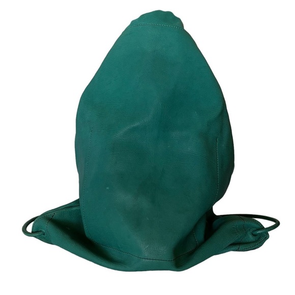 Burberry Nappa Leather Bottle Green Little Duffle Men's Drawstring Backpack Bag - Picture 13 of 16